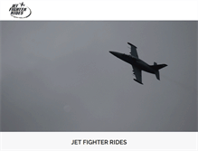 Tablet Screenshot of jet-fighter-rides.com